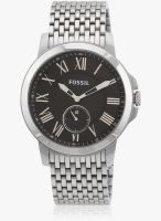 Fossil Fs4944-C Silver/Black Analog Watch