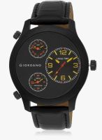 Giordano 60068 Ttm Black/Yellow Black/Black Analog Watch