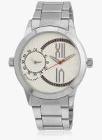 Giordano 60073 Dtm White - P12401 Silver/White Analog Watch