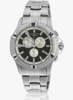 Giordano Gx1570-11 Silver/Black Chronograph Watch