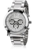 Giordano Techno Graph White- P9031 Silver / White Analog Watch