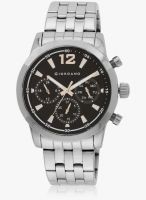 Giordano Vq13-007 -S Silver/Black Chronograph Watch