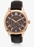 Guess Guess Mens Trend Brown/Brown Analog Watch