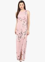 Harpa Pink Printed Maxi Dress