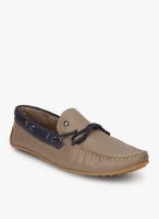 Louis Philippe Beige Loafers
