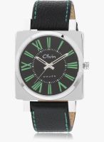 Olvin 15111-Sl05 Black/Black Analog Watch