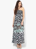 Only Grey Colored Printed Maxi Dress