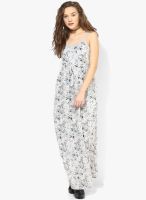 Only Off White Printed Maxi Dress