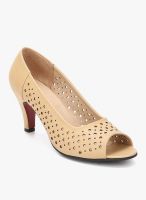 Paprika by Lifestyle Beige Peep Toes