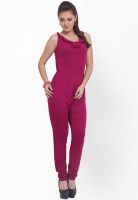 Pera Doce Pink Solid Jumpsuit