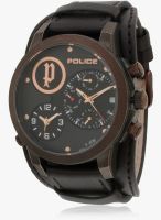 Police Pl14188jsqbz02j Grey/Brown Analog Watch