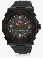 Q&Q Gw79j002y Black/Black Analog Watch