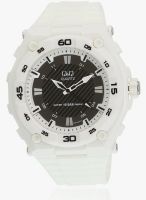 Q&Q Gw79j005y -S White/Grey Analog Watch