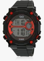 Q&Q M127j002y Black/Grey Digital Watch