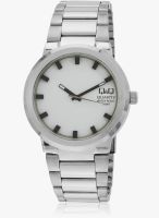 Q&Q Q544n201y Silver/White Analog Watch