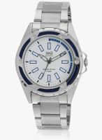 Q&Q Q654j201y -S Silver/Two Tone Analog Watch