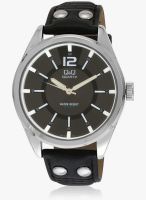 Q&Q Q736j302y-M Black/Black Analog Watch