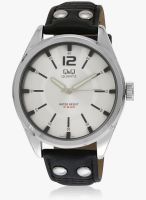 Q&Q Q736j311y -S Black/White Analog Watch