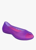 Shoetopia Purple Peep Toes