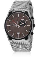 Skagen 853XLSBB Silver/Gun-Metal Analog Watch