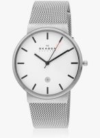 Skagen Skagen Ancher Silver/White Analog Watch