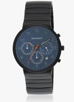 Skagen Skw6166 Ancher Black/Blue Analog Watch