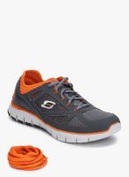 Skechers Skech-Flex Grey Running Shoes