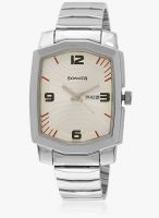 Sonata Nc7094sm02-Sdb600 Silver Analog Watch