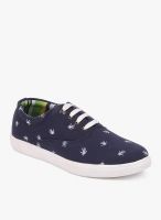 Spunk Leaf Navy Blue Sneakers