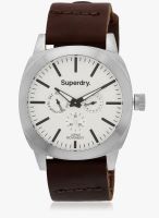 Superdry Syg104t Brown/White Analog Watch