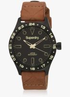Superdry Syg127t Brown/Black Analog Watch