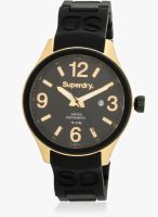 Superdry Syg132bw Black/Black Analog Watch