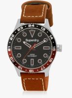 Superdry Syg143t Brown/Black Analog Watch