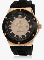 Swiss Design Mh 0025 Ipr01 Black/Black Analog Watch