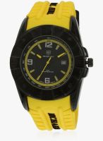Swiss Design Mh 0026 Yl Yellow/Black Analog Watch