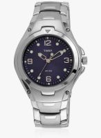 Timex T23222-C Silver/Blue Analog Watch