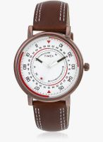 Timex Ti000u80300-C Brown/White Analog Watch