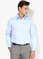 Van Heusen Light Blue Solid Slim Fit Formal Shirt