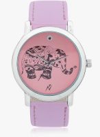 Yepme Pink/Pink Leatherette Analog Watch
