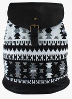 20dresses Black/White Canvas Backpack