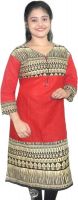 Abstra Festive Printed Women's Kurti(Multicolor)