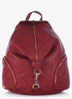 Addons 12 Inches Maroon Backpack