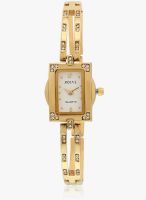 Adine Ad-119 Golden-White Golden/White Analog Watch