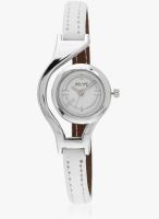 Adine Ad-12001White-White White/White Analog Watch