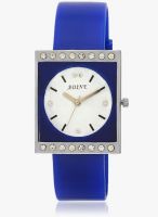 Adine Ad-1261 Blue-White Blue/White Analog Watch