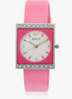 Adine Ad-1262 Pink-White Pink/White Analog Watch