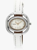 Adine Ad-1268 White-White White/White Analog Watch