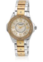 Aspen Ap1566 Two Tone/Rose Gold Analog Watch