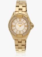 Aspen Gold/White Analog Watch