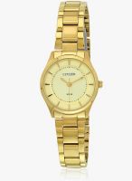 CITIZEN Er0202-53P Golden/Golden Analog Watch